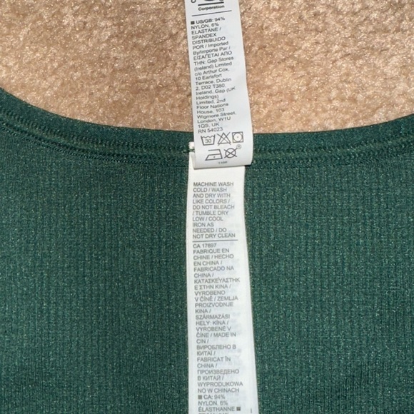 Athleta Forest Green V Neck Tank Top Small - Picture 4 of 8